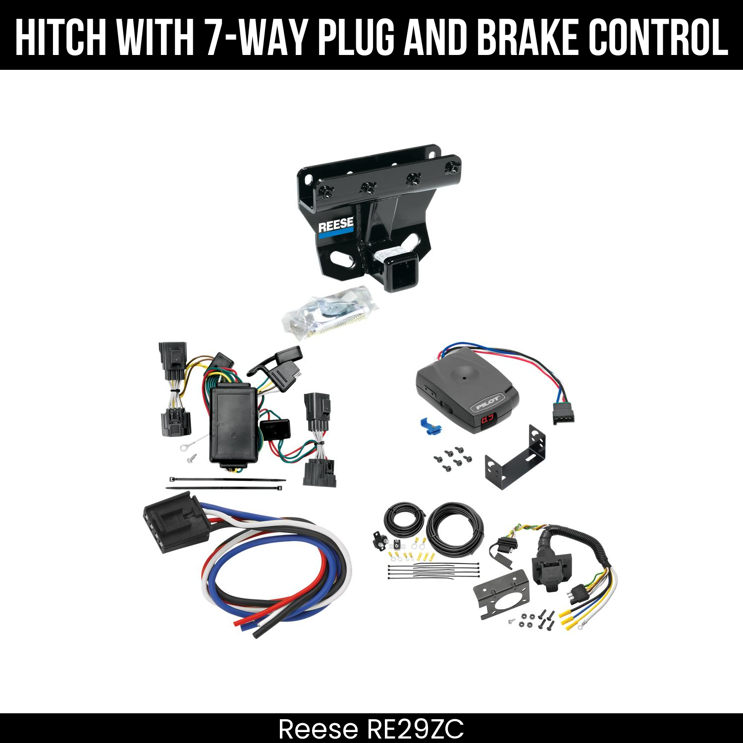 Trailer Hitch , 7-Way , Pro Series Pilot Brake Control