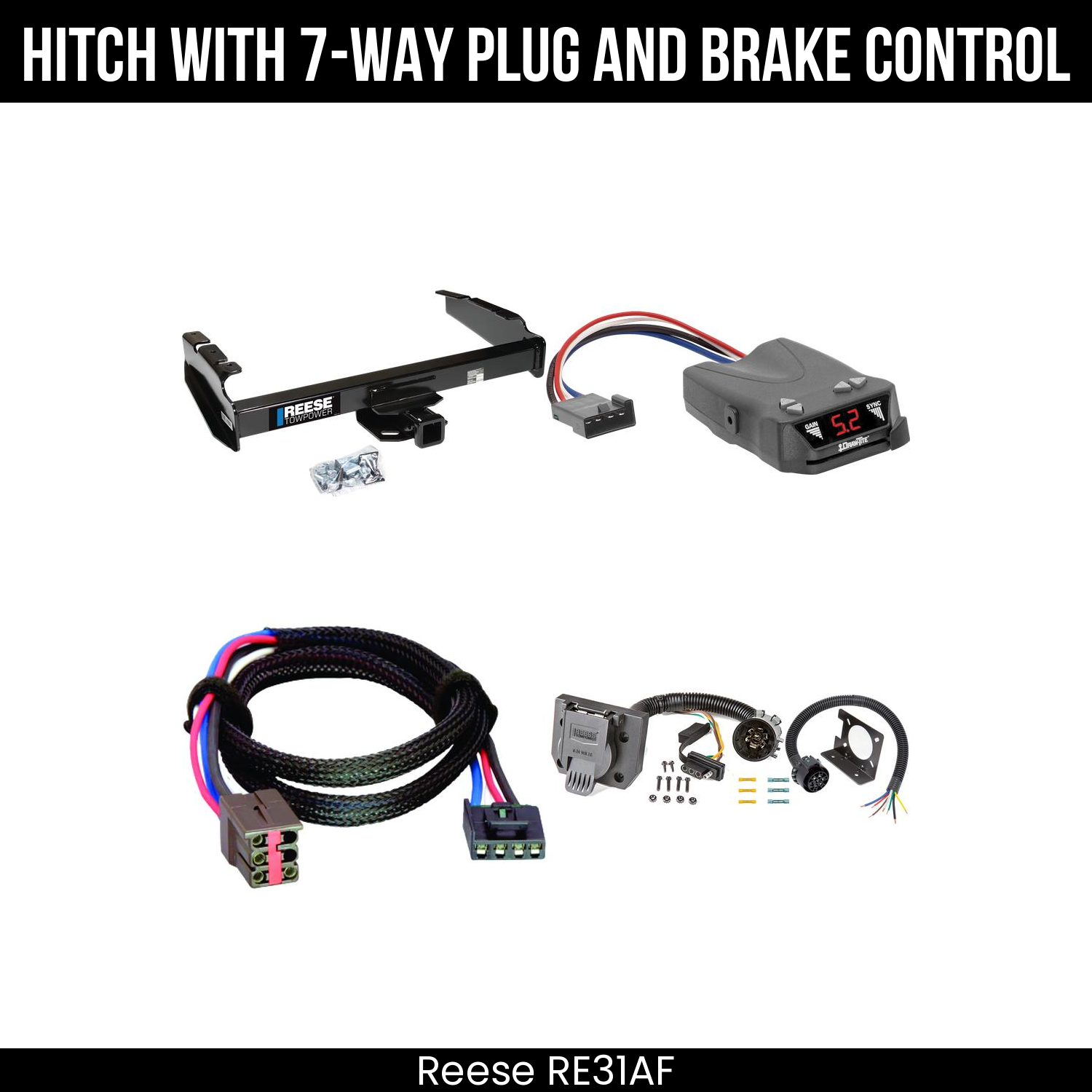 Trailer Hitch , 7-Way , Draw-Tite Activator IV Brake Control