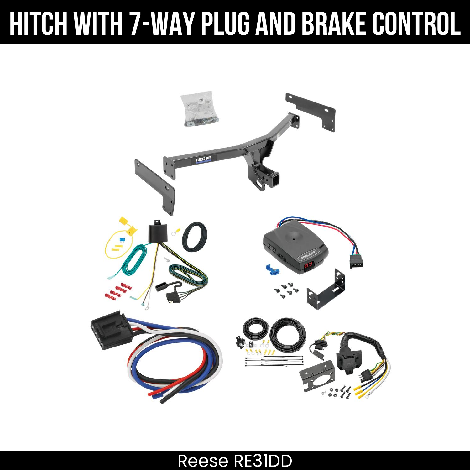 Trailer Hitch , 7-Way , Pro Series Pilot Brake Control