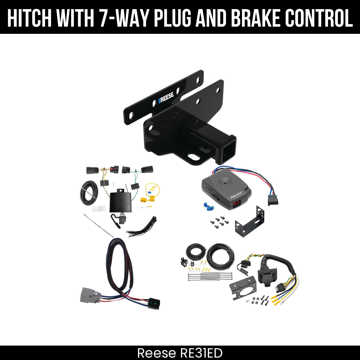 Trailer Hitch , 7-Way , Pro Series Pilot Brake Control