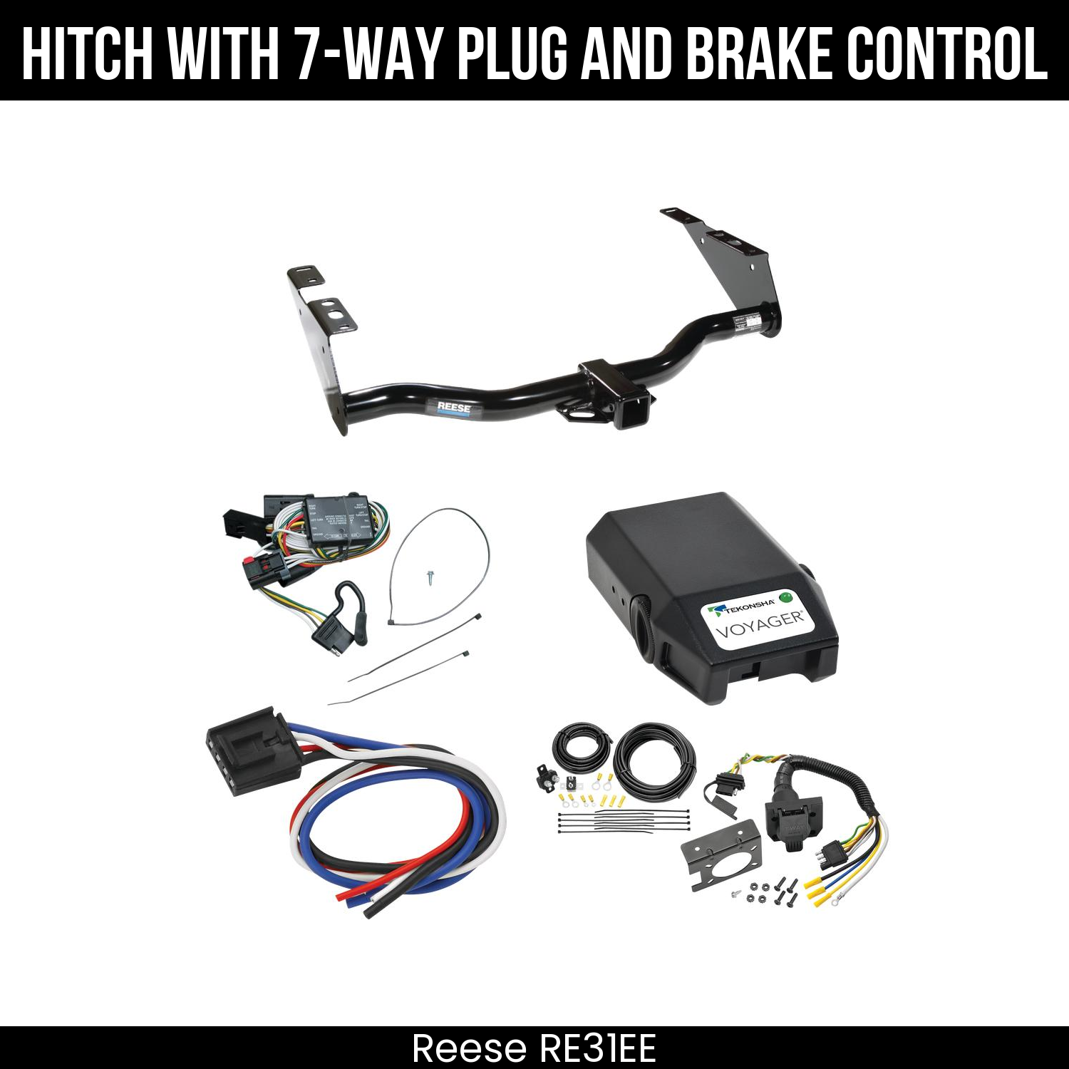 Trailer Hitch , 7-Way , Tekonsha Voyager Brake Control