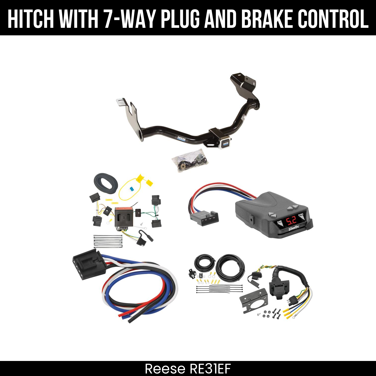 Trailer Hitch , 7-Way , Draw-Tite Activator IV Brake Control