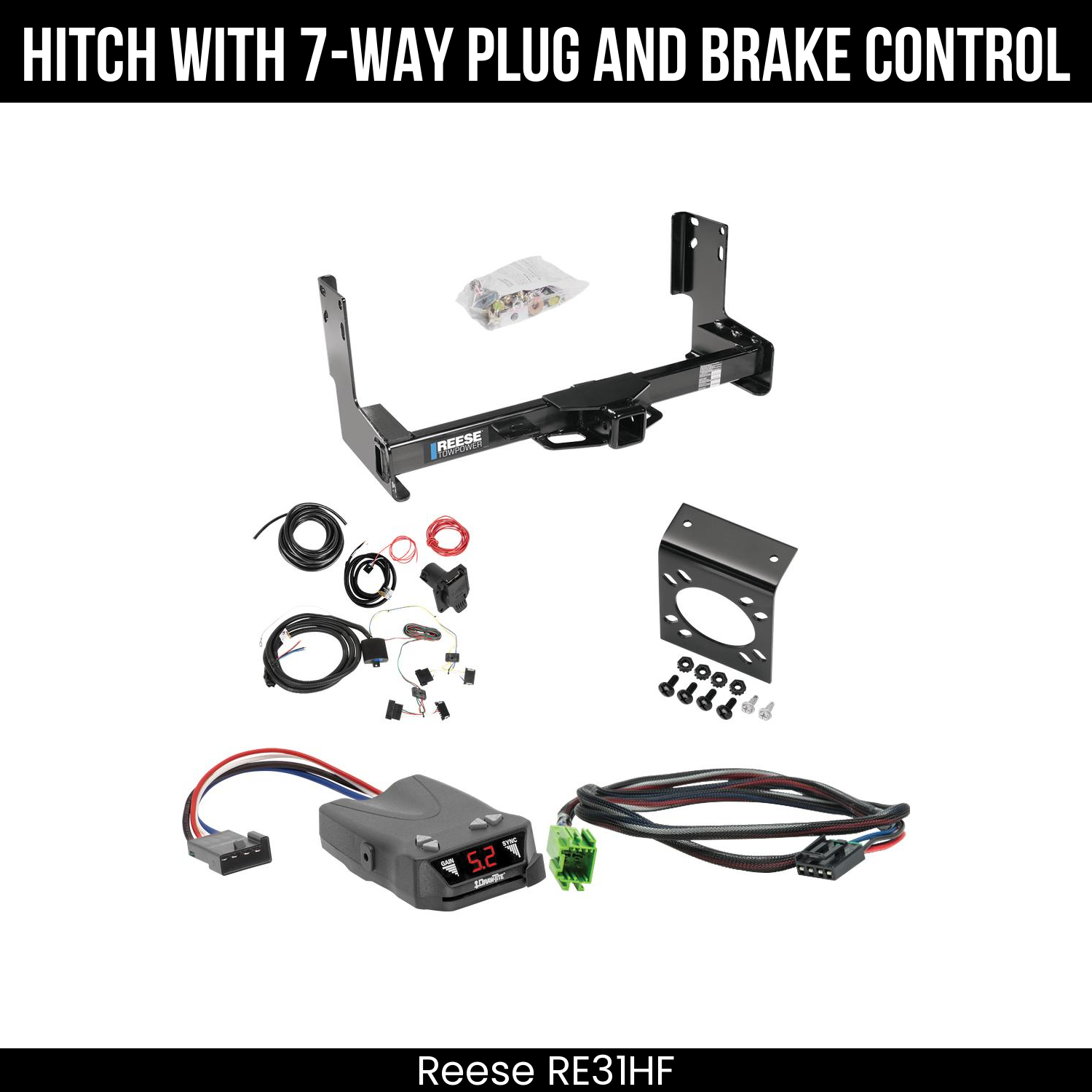 Trailer Hitch , 7-Way , Draw-Tite Activator IV Brake Control