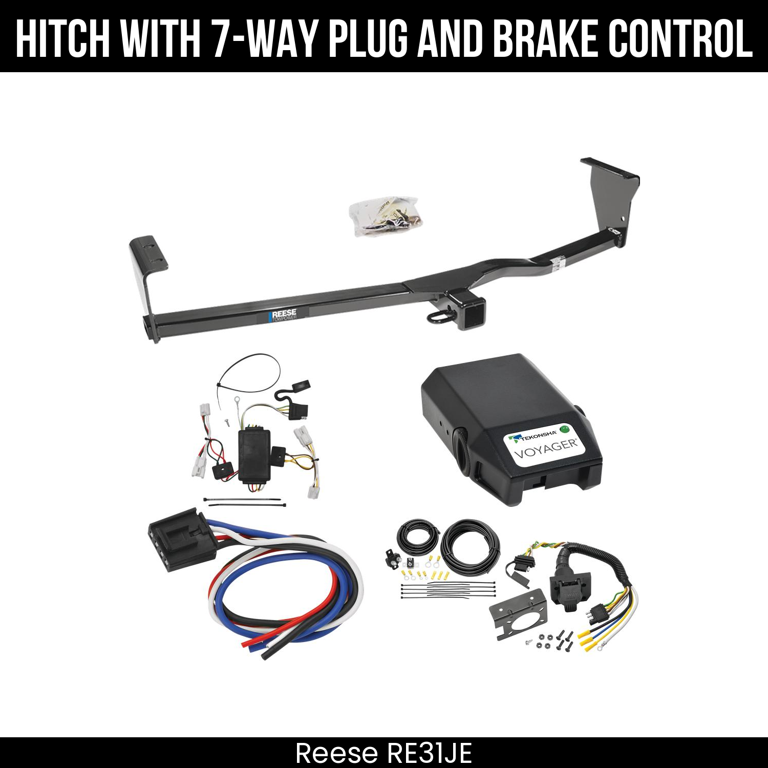 Trailer Hitch , 7-Way , Tekonsha Voyager Brake Control
