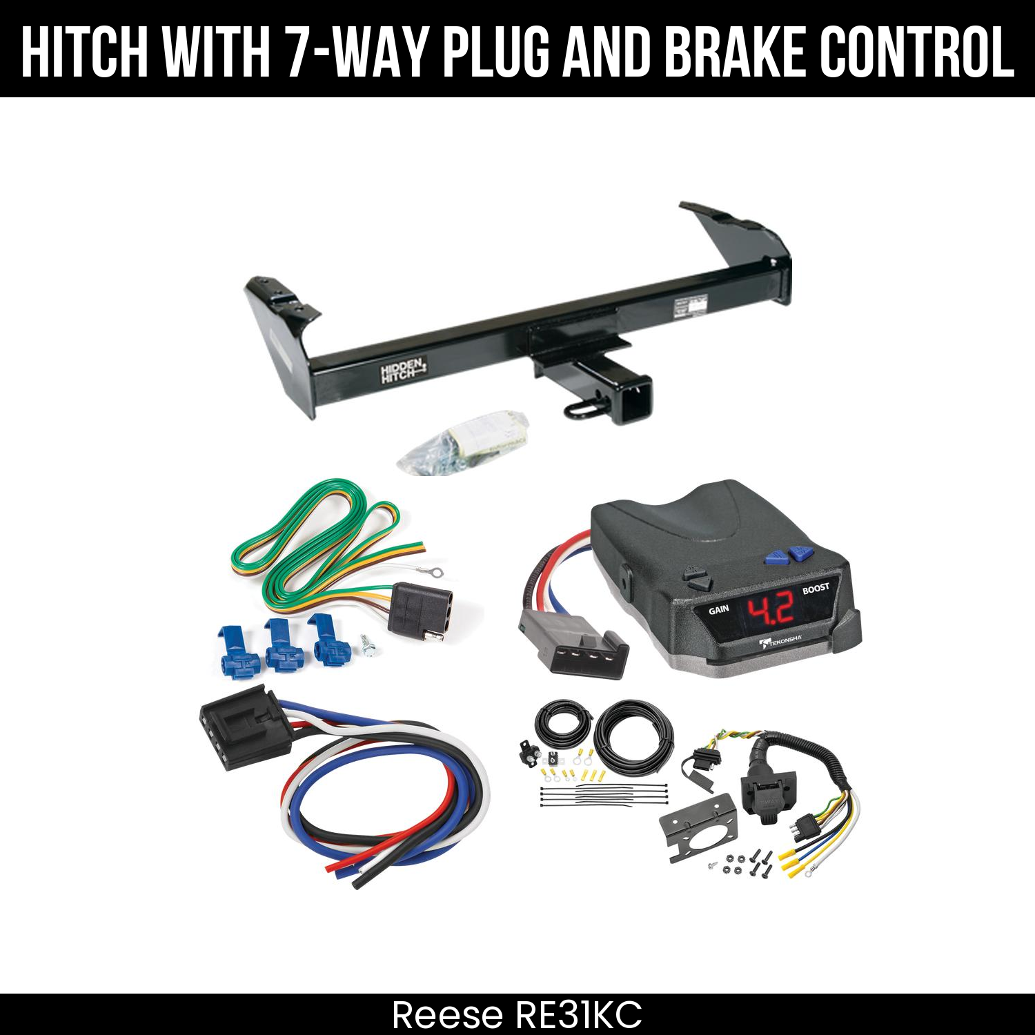 Trailer Hitch , 7-Way , Tekonsha Brake EVN Control