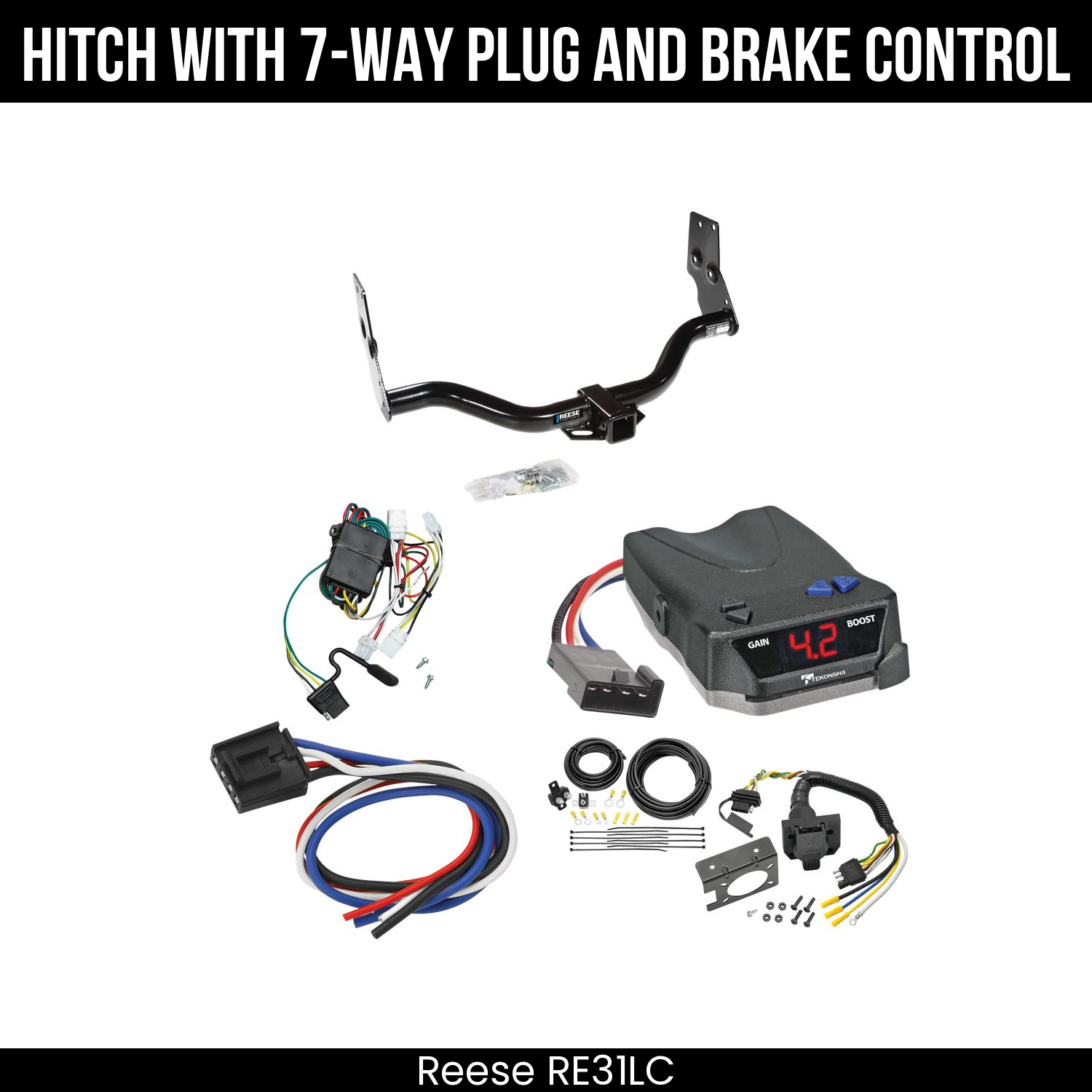 Trailer Hitch , 7-Way , Tekonsha Brake EVN Control