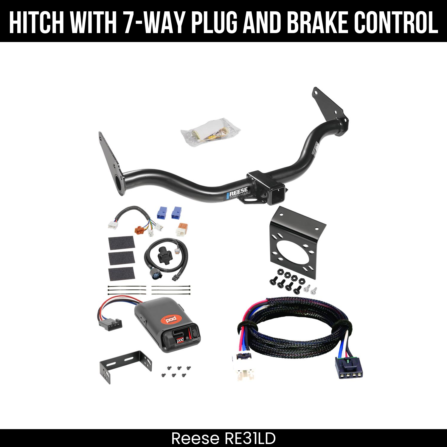 Trailer Hitch , 7-Way , Pro Series POD Brake Control