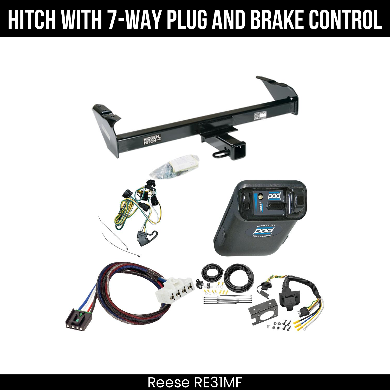 Trailer Hitch , 7-Way , Reese POD Brake Control