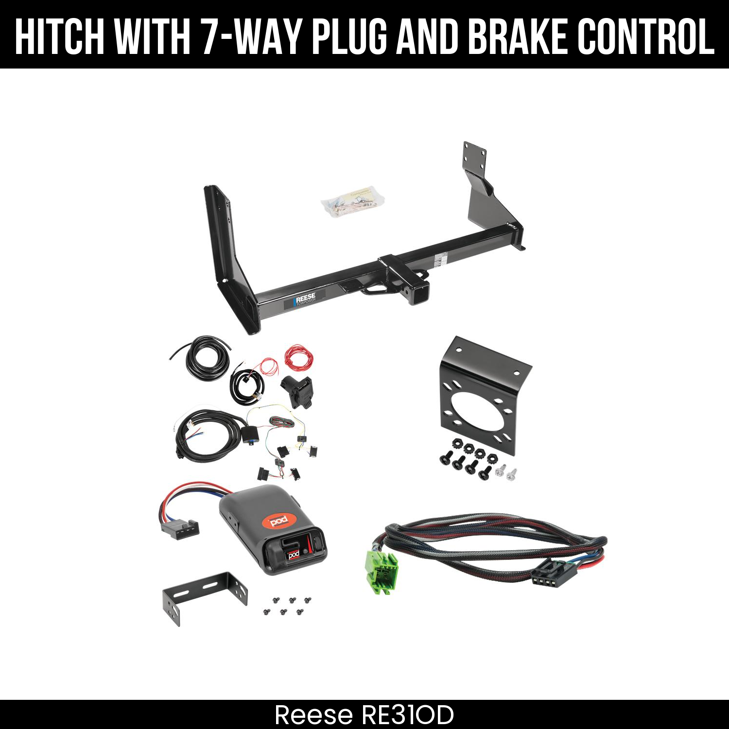 Trailer Hitch , 7-Way , Pro Series POD Brake Control