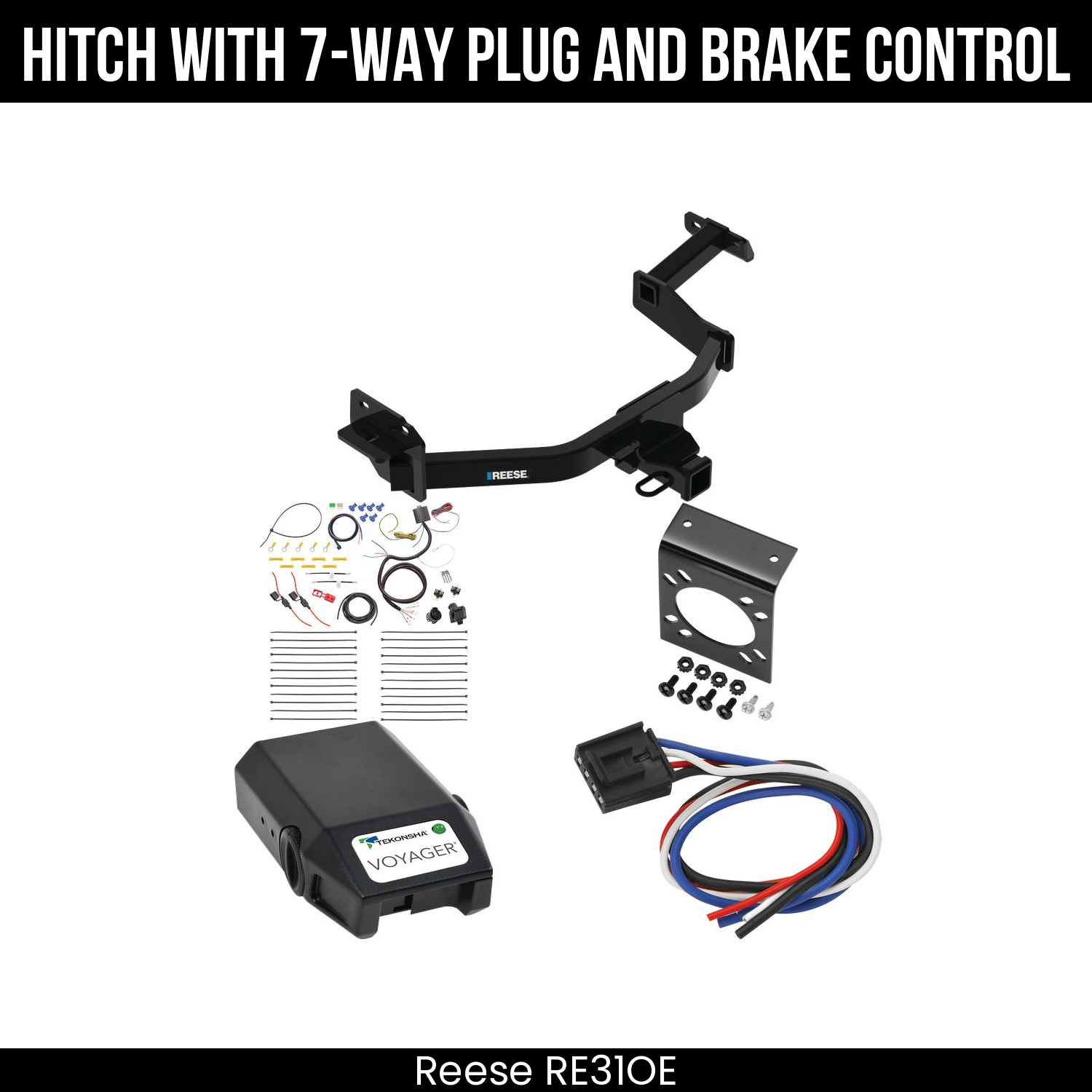 Trailer Hitch , 7-Way , Tekonsha Voyager Brake Control