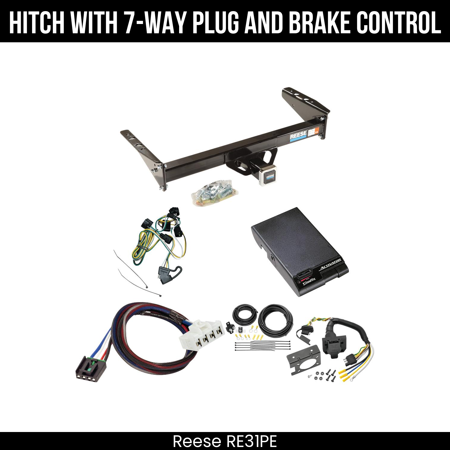 Trailer Hitch , 7-Way , Draw-Tite Activator Brake Control