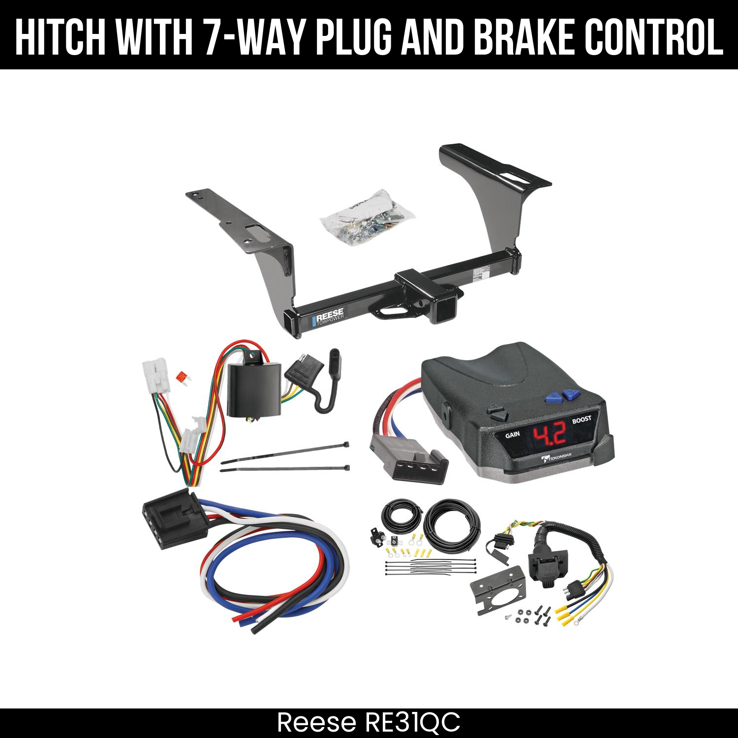 Trailer Hitch , 7-Way , Tekonsha Brake EVN Control