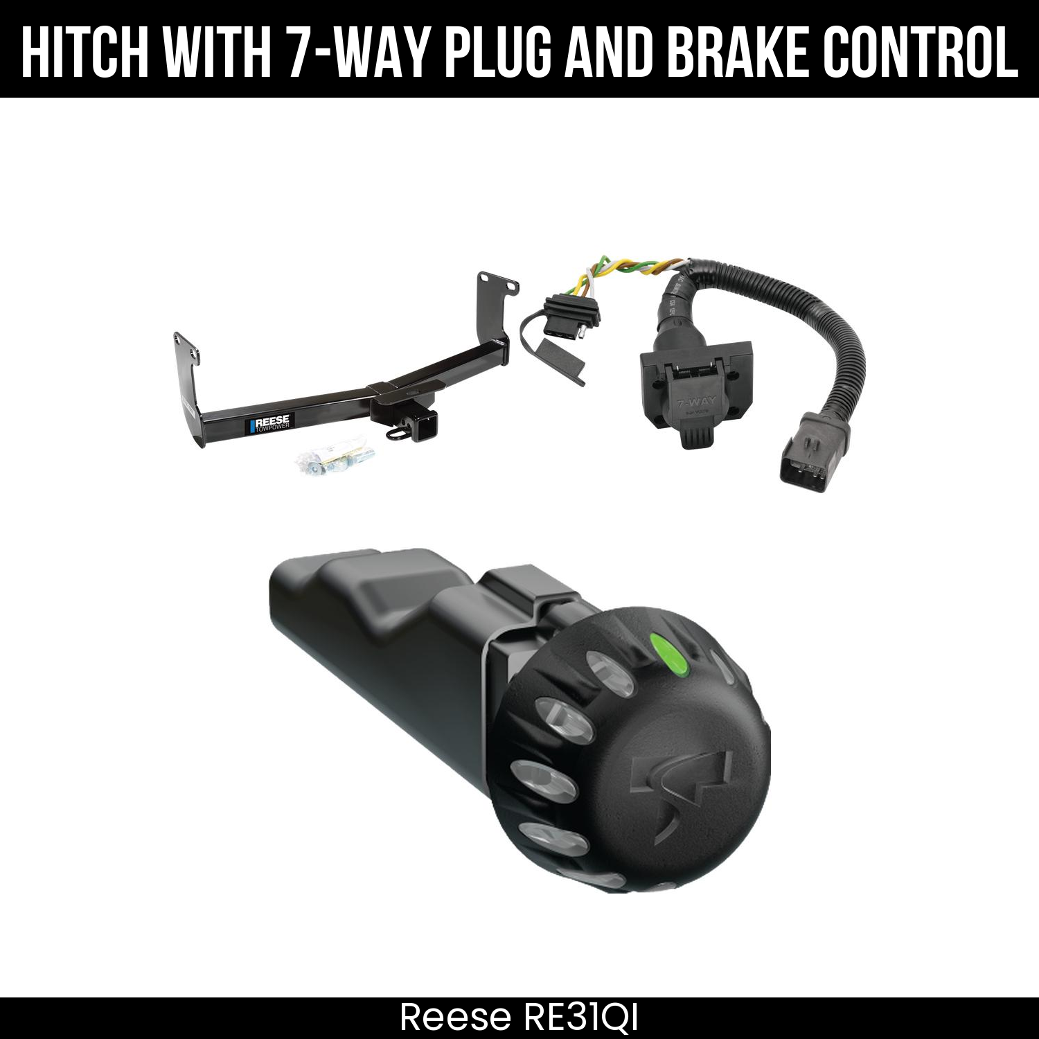 Trailer Hitch , 7-Way , Tekonsha Voyager iD Smart Brake Control