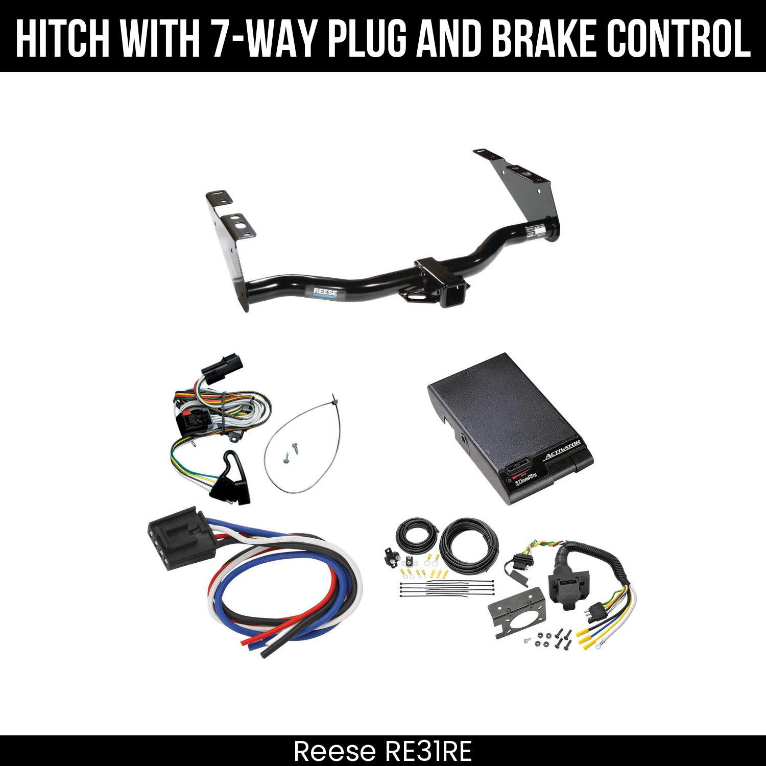 Trailer Hitch , 7-Way , Draw-Tite Activator Brake Control