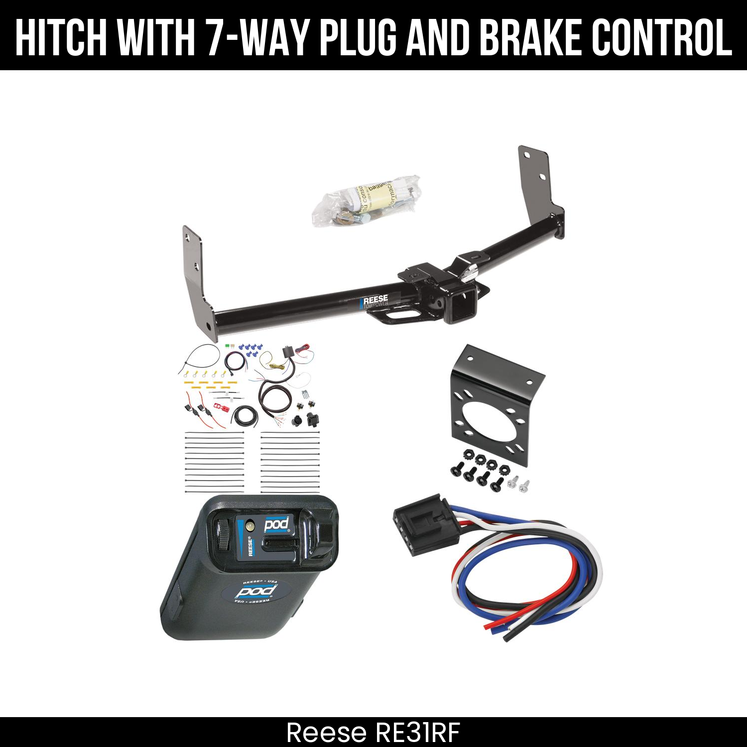 Trailer Hitch , 7-Way , Reese POD Brake Control