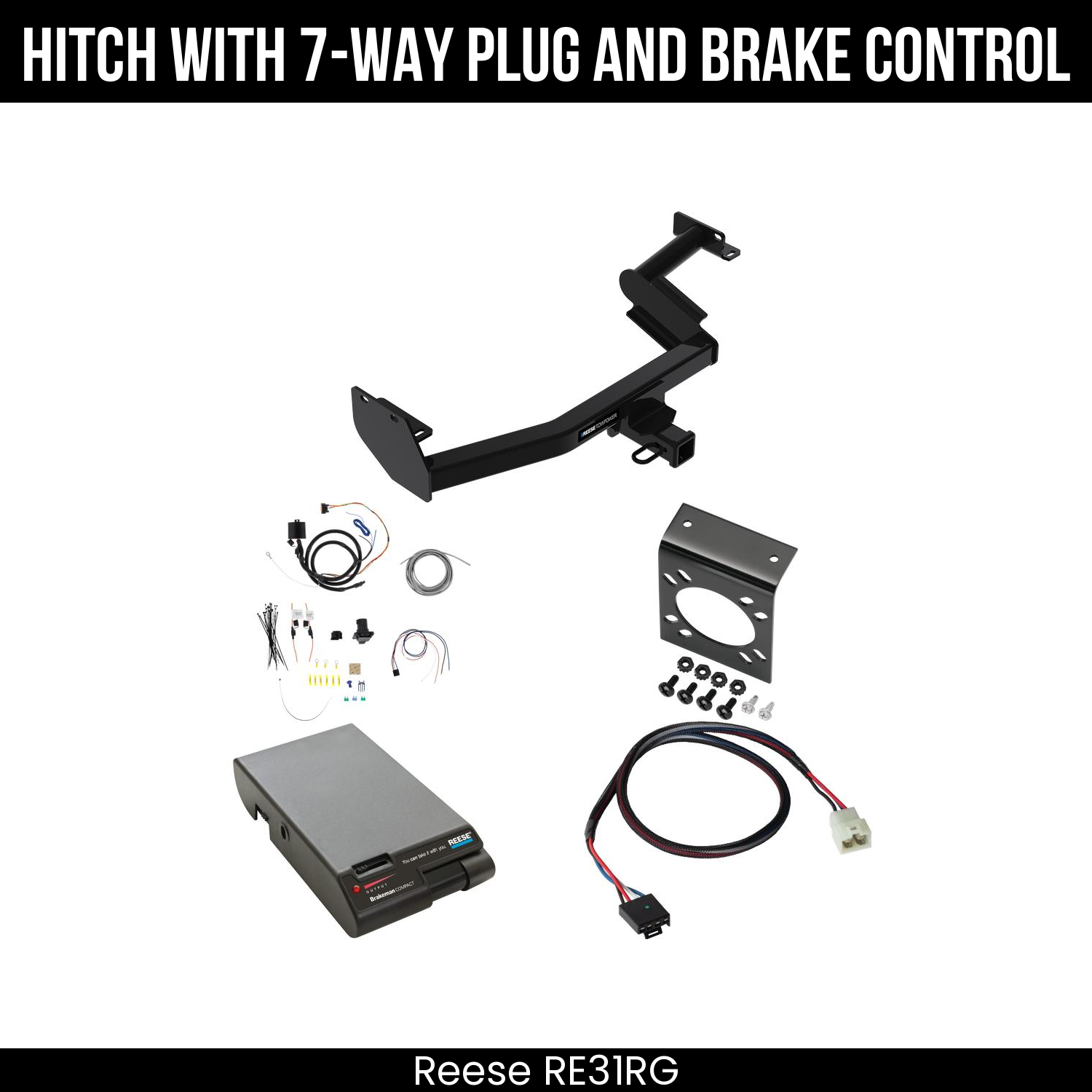 Trailer Hitch , 7-Way , Reese Brakeman Brake Control