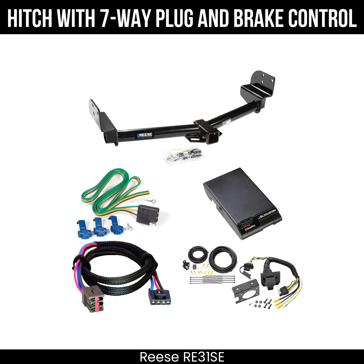 Trailer Hitch , 7-Way , Draw-Tite Activator Brake Control