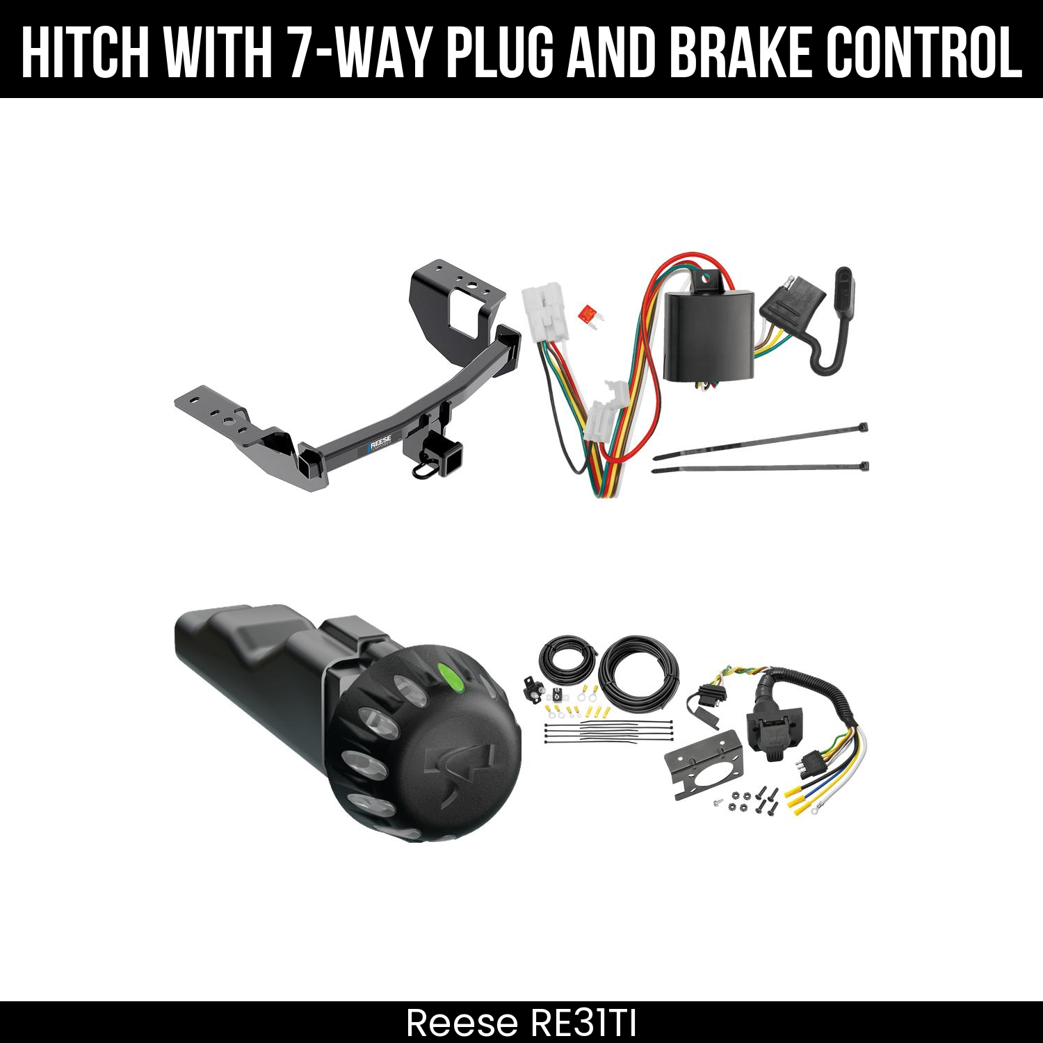 Trailer Hitch , 7-Way , Tekonsha Voyager iD Smart Brake Control