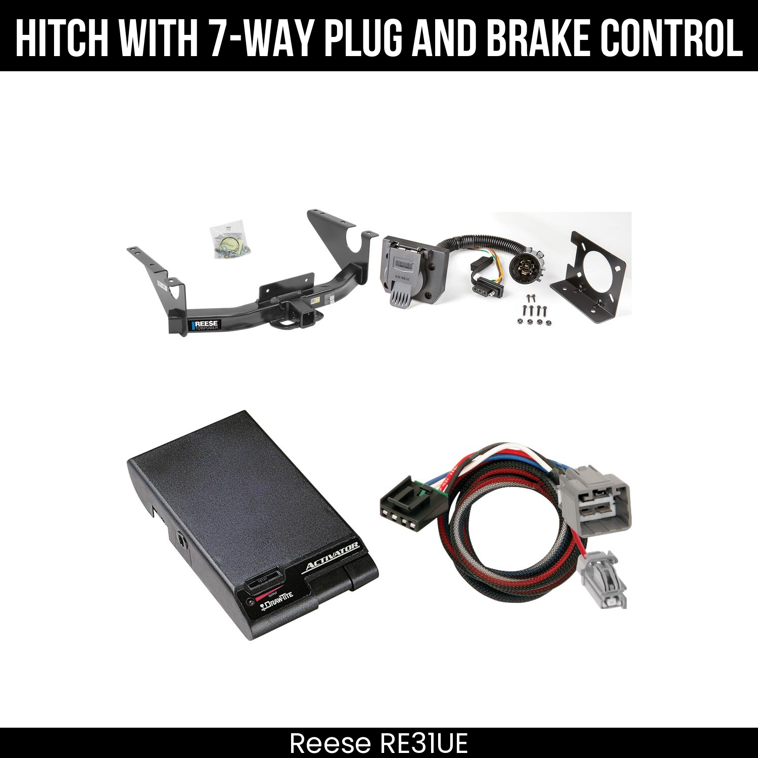 Trailer Hitch , 7-Way , Draw-Tite Activator Brake Control