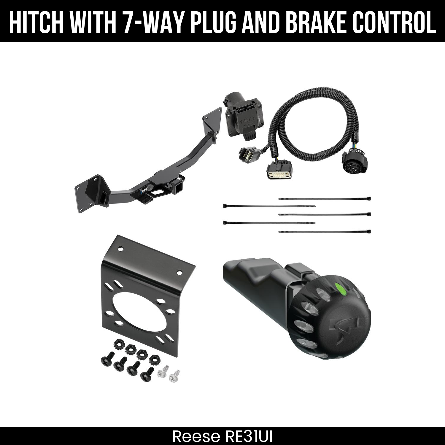 Trailer Hitch , 7-Way , Tekonsha Voyager iD Smart Brake Control