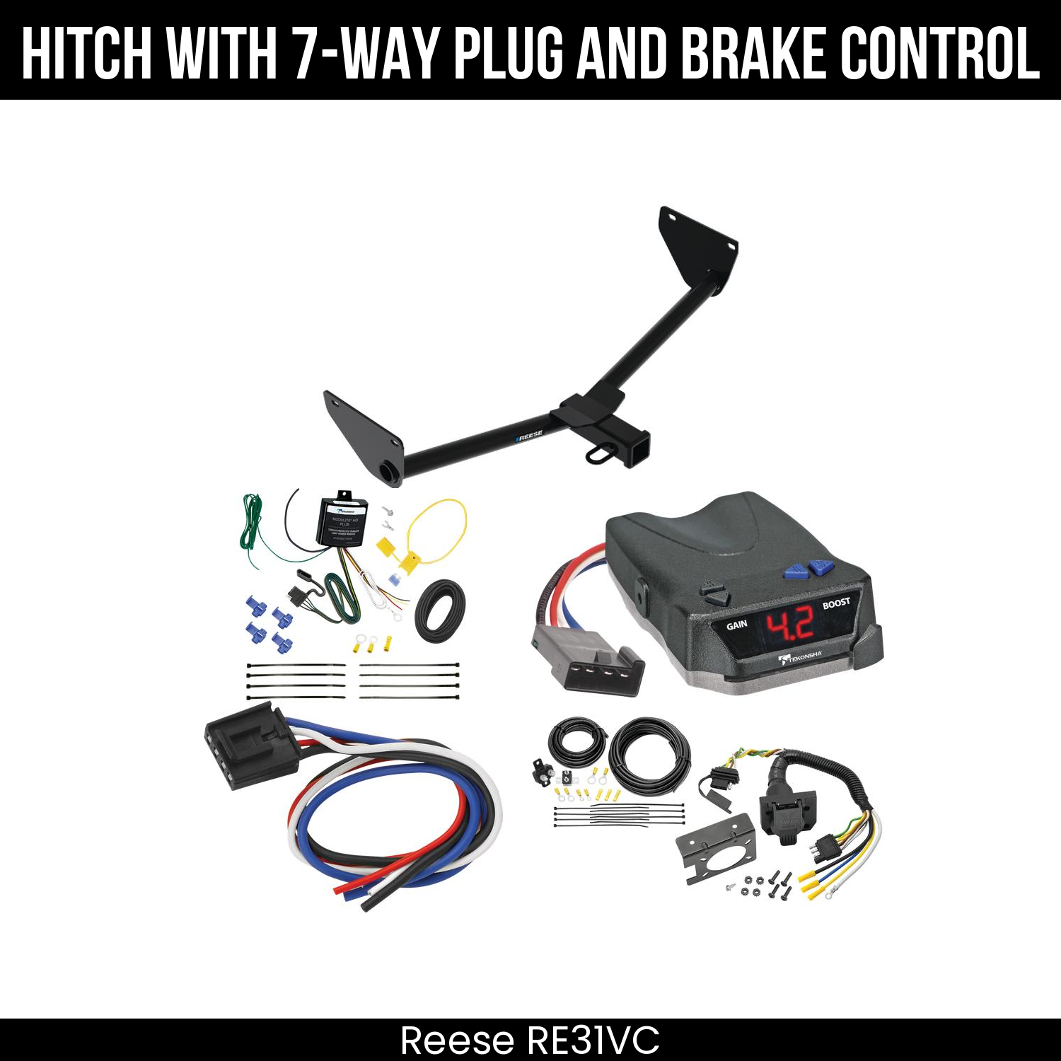 Trailer Hitch , 7-Way , Tekonsha Brake EVN Control