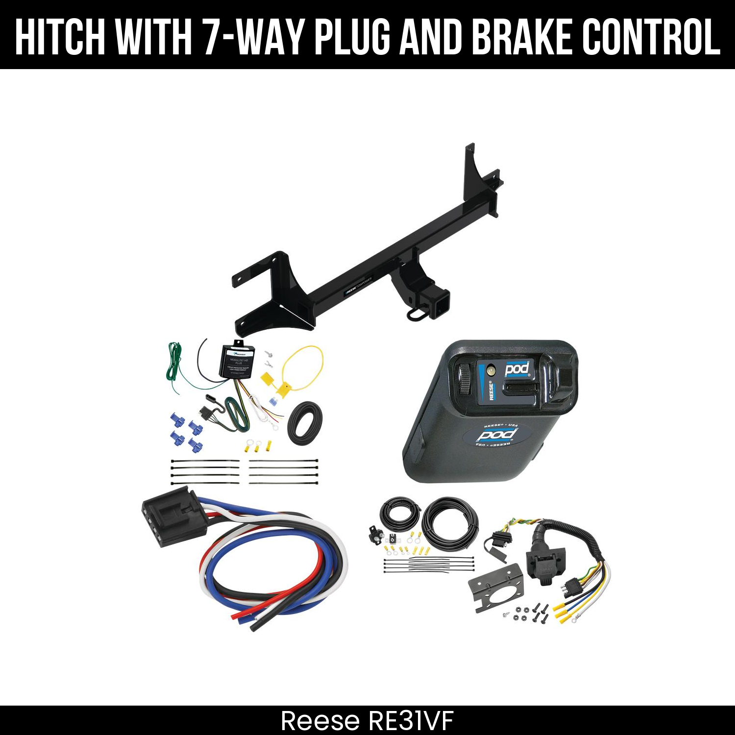 Trailer Hitch , 7-Way , Reese POD Brake Control