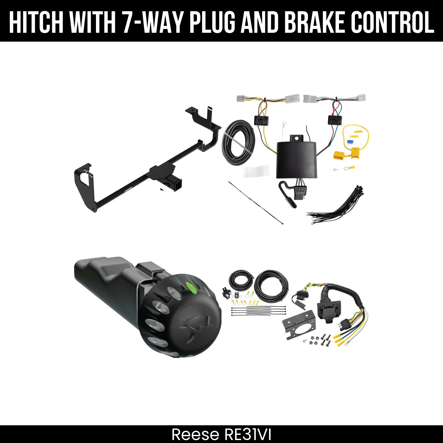 Trailer Hitch , 7-Way , Tekonsha Voyager iD Smart Brake Control