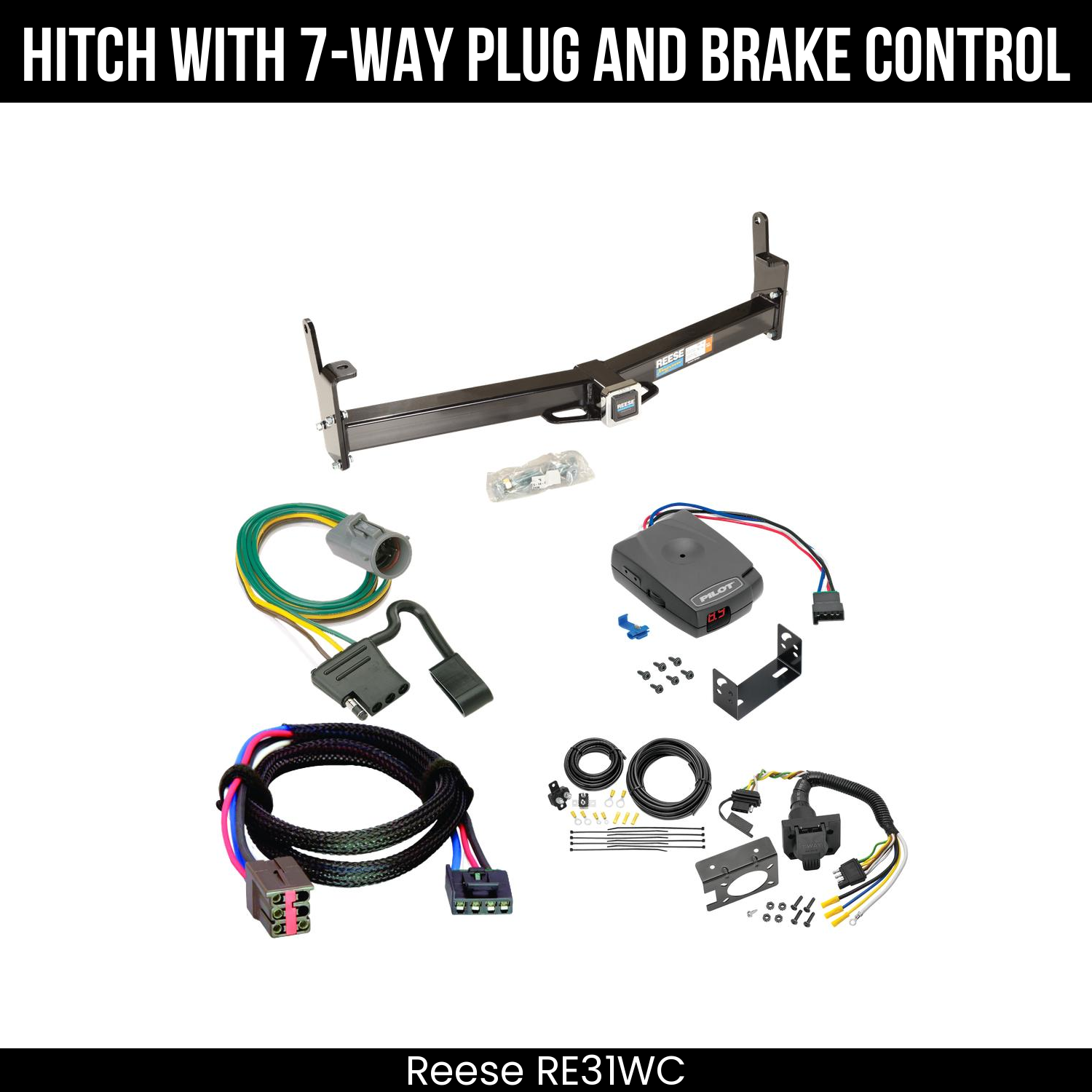 Trailer Hitch , 7-Way , Pro Series Pilot Brake Control