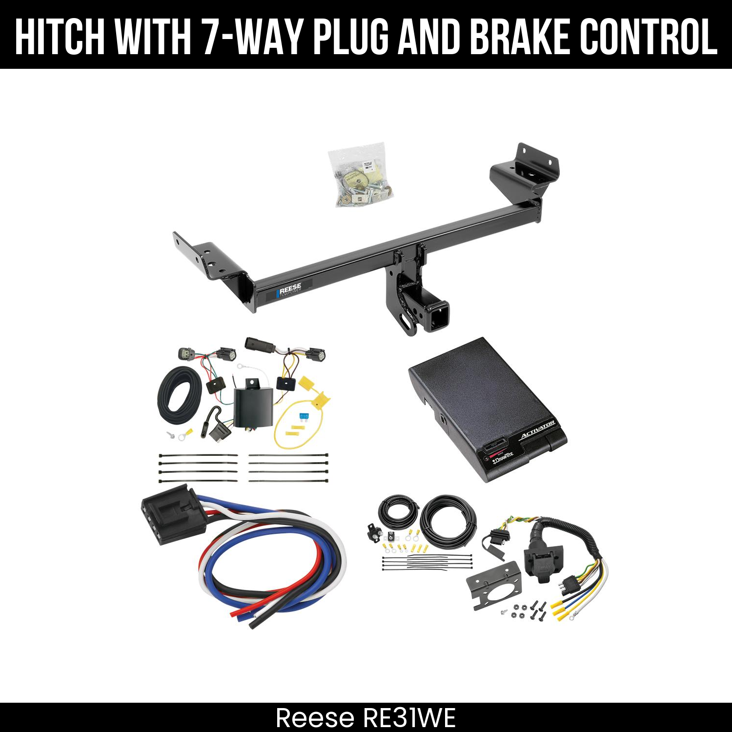 Trailer Hitch , 7-Way , Draw-Tite Activator Brake Control