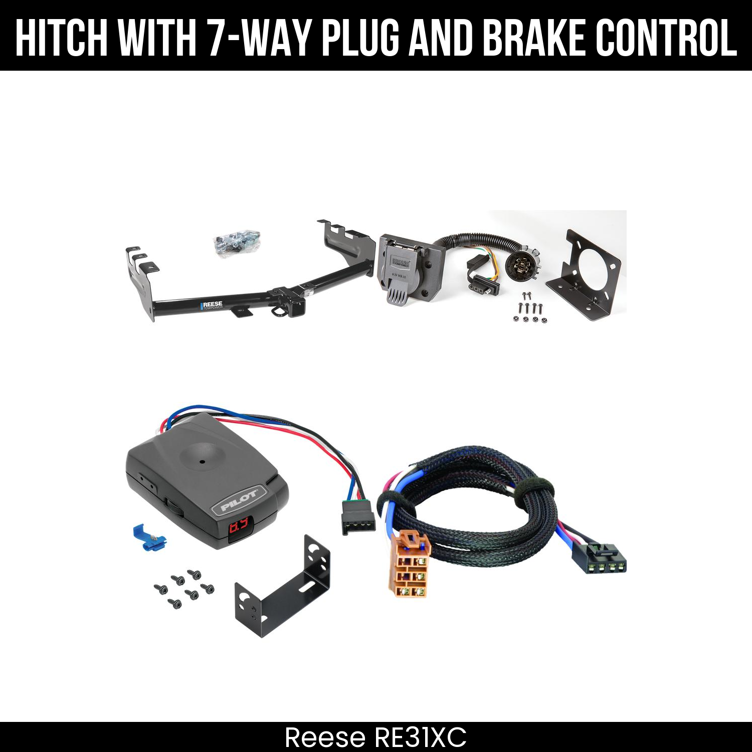 Trailer Hitch , 7-Way , Pro Series Pilot Brake Control