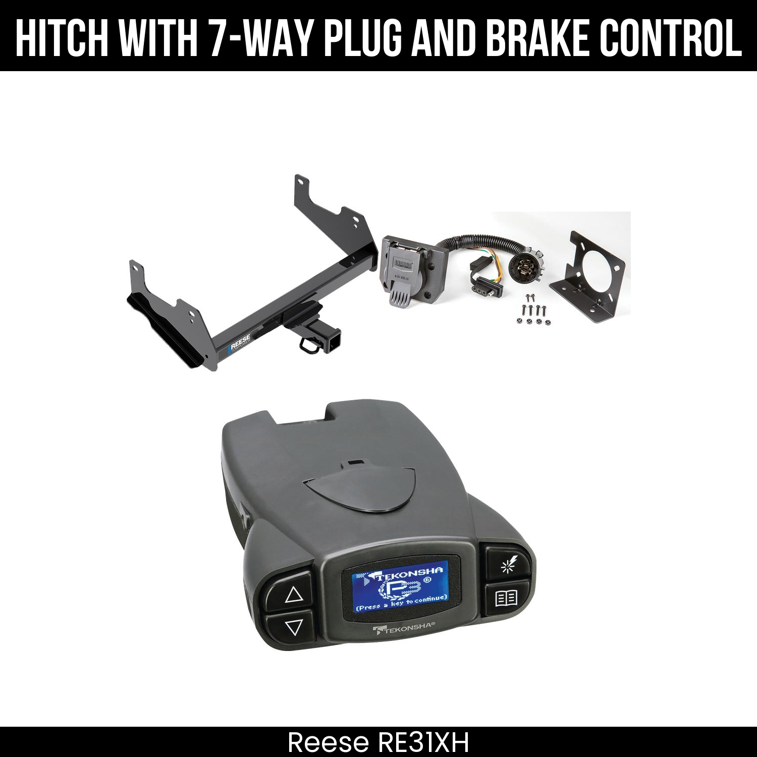 Trailer Hitch , 7-Way , Tekonsha Prodigy P3 Brake Control