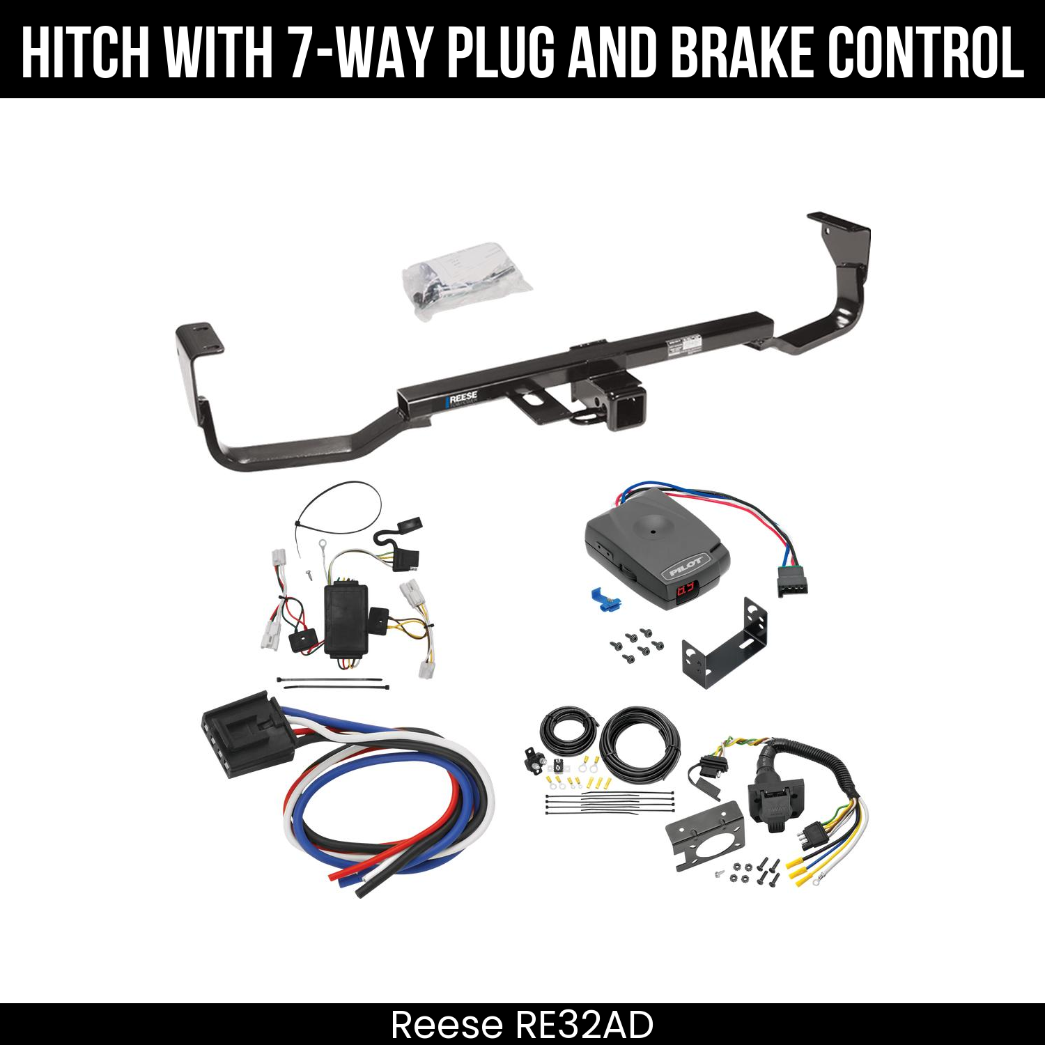 Trailer Hitch , 7-Way , Pro Series Pilot Brake Control