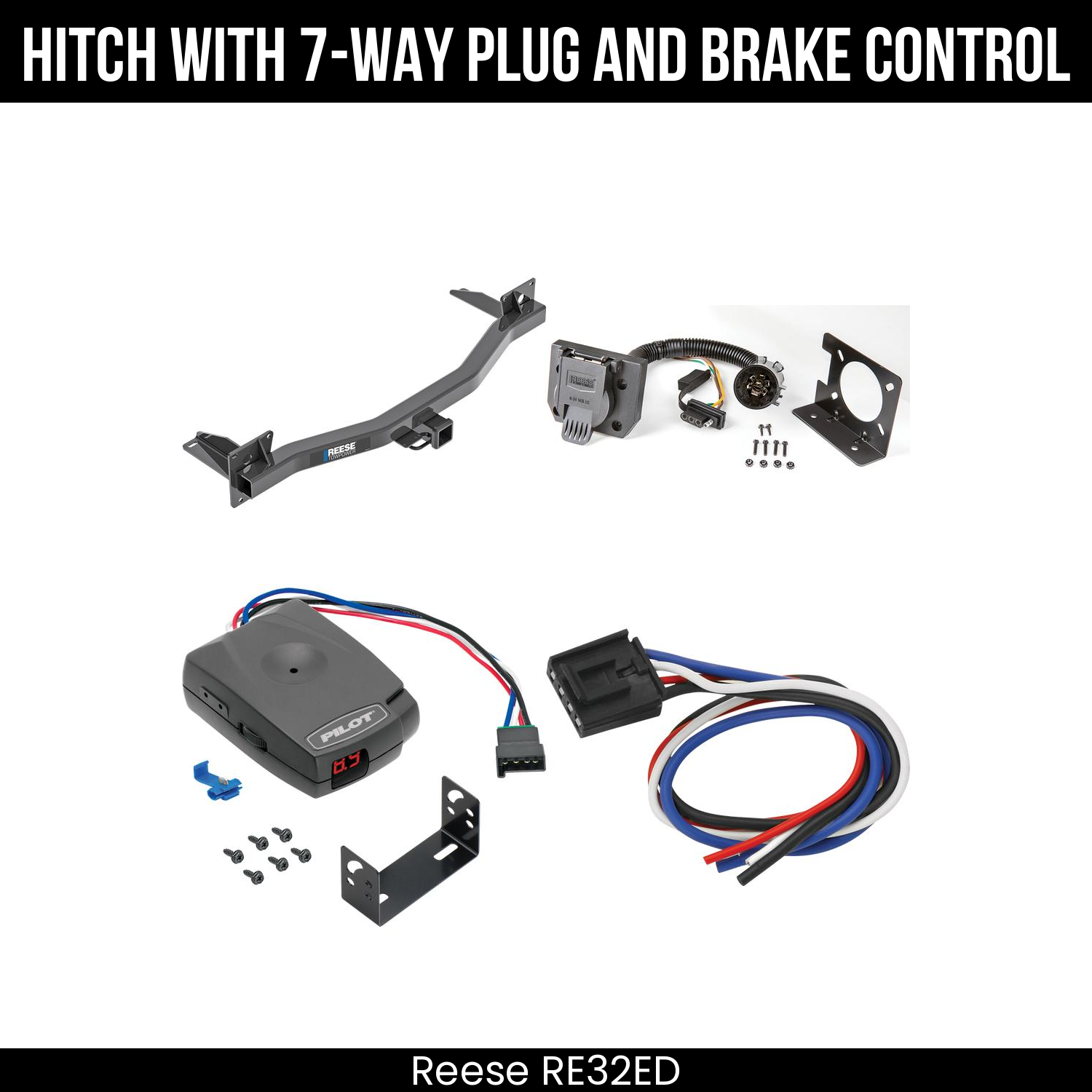 Trailer Hitch , 7-Way , Pro Series Pilot Brake Control