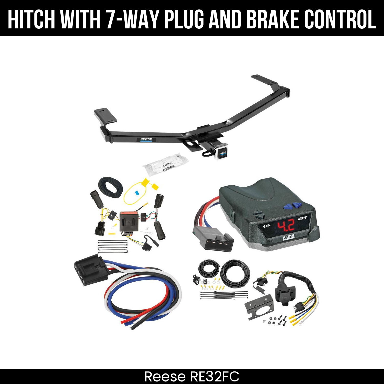 Trailer Hitch , 7-Way , Reese Brake EVN Control