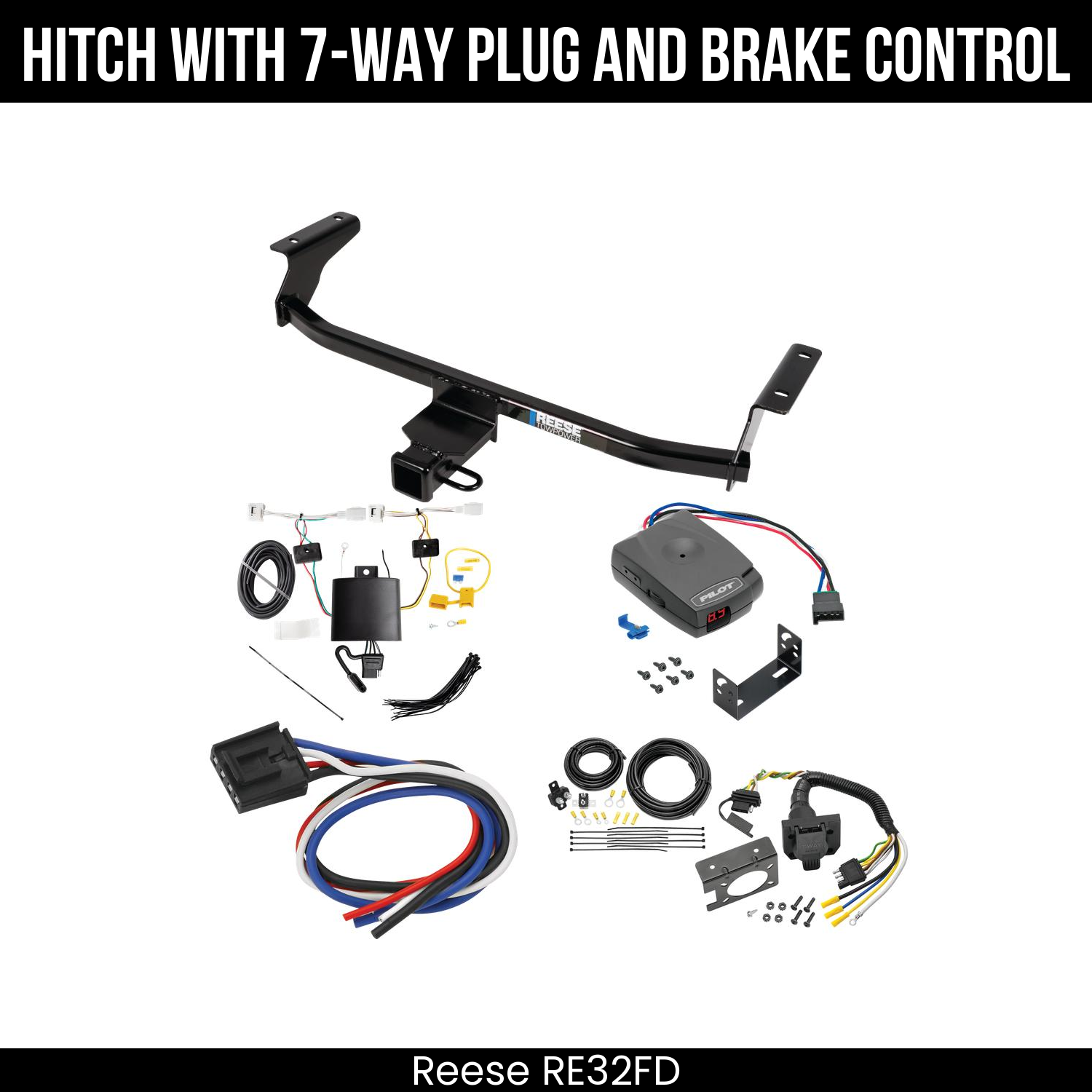 Trailer Hitch , 7-Way , Pro Series Pilot Brake Control