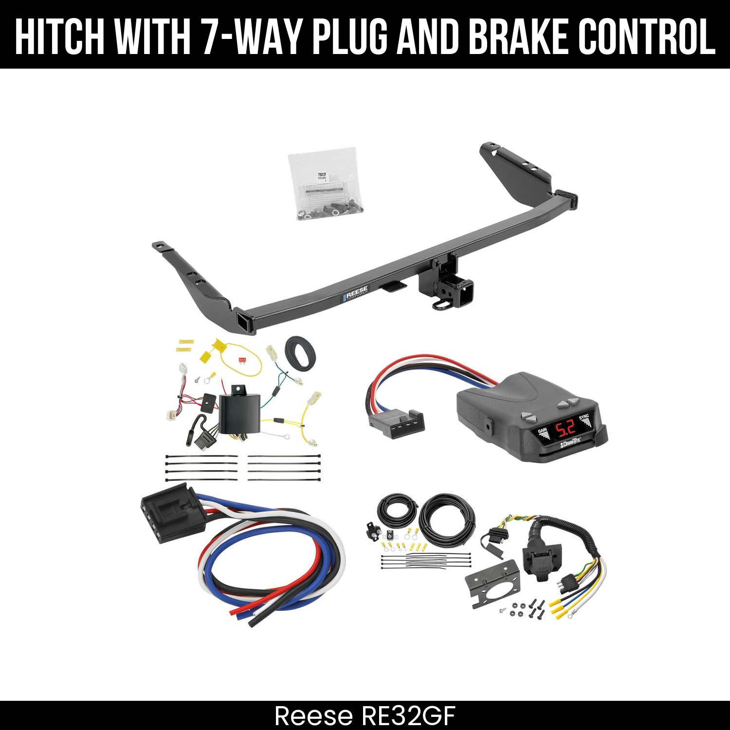 Trailer Hitch , 7-Way , Draw-Tite Activator IV Brake Control