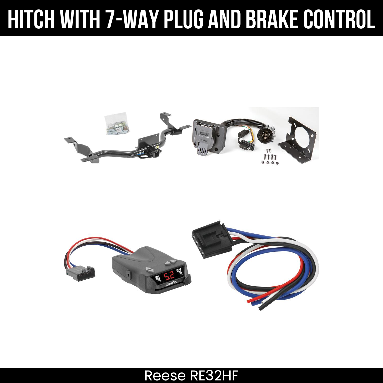 Trailer Hitch , 7-Way , Draw-Tite Activator IV Brake Control