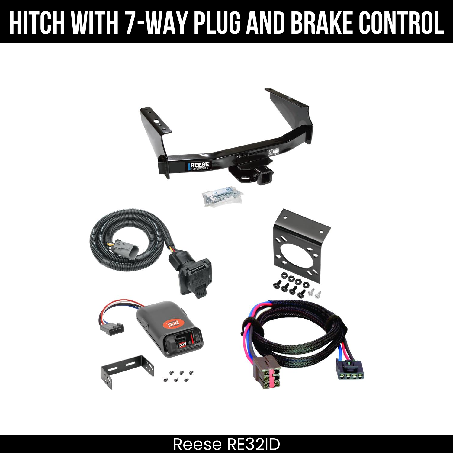Trailer Hitch , 7-Way , Pro Series POD Brake Control