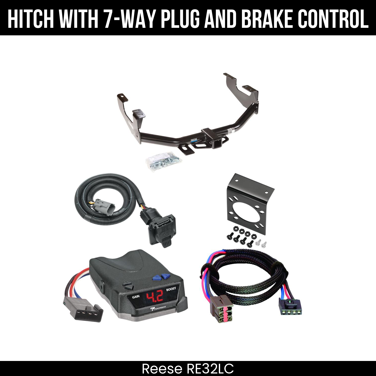 Trailer Hitch , 7-Way , Tekonsha Brake EVN Control