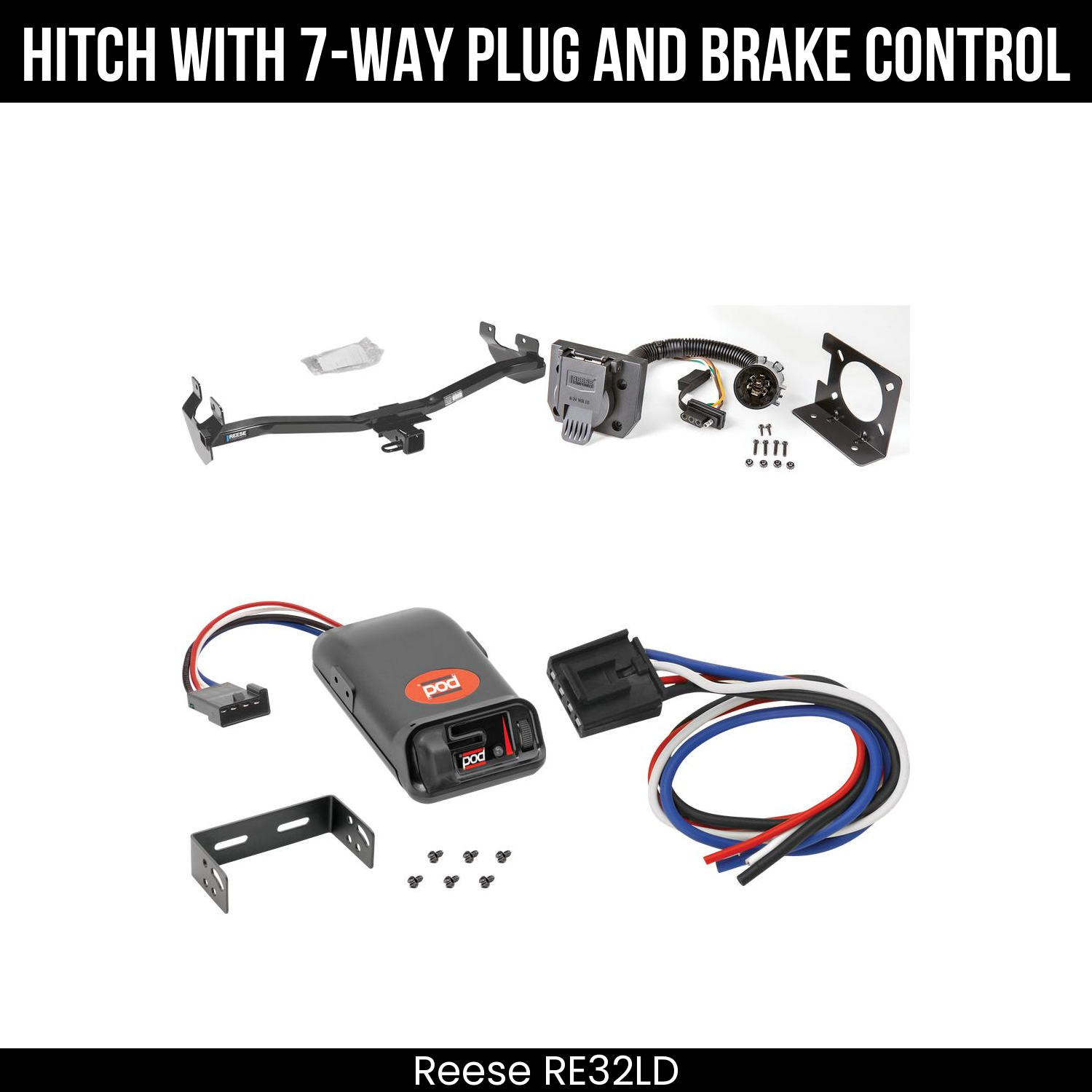 Trailer Hitch , 7-Way , Pro Series POD Brake Control