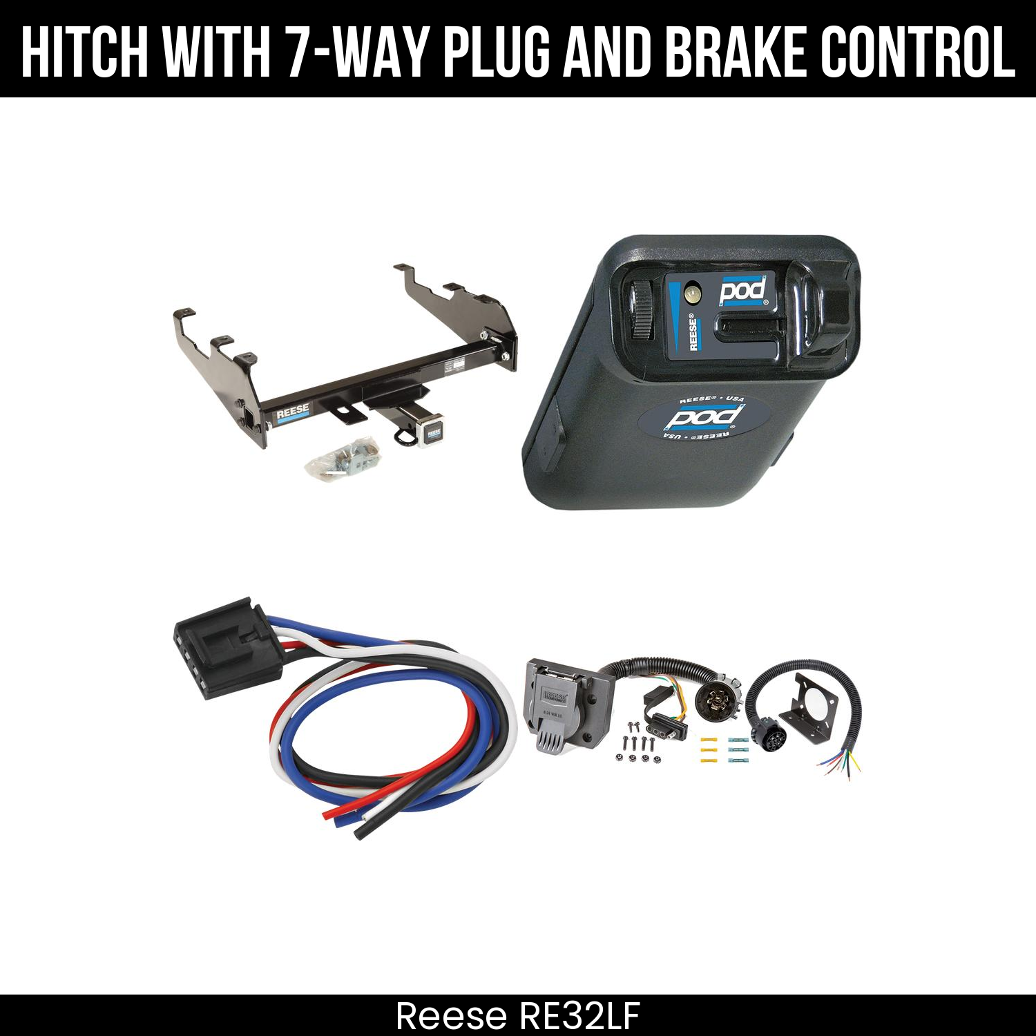 Trailer Hitch , 7-Way , Reese POD Brake Control