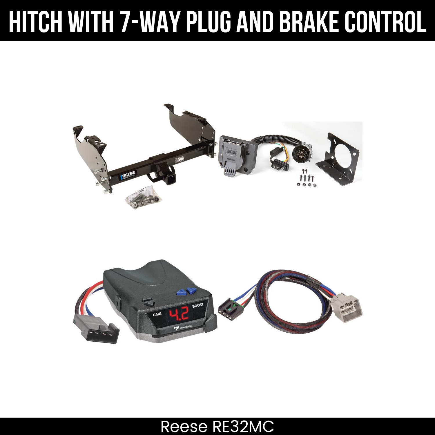 Trailer Hitch , 7-Way , Tekonsha Brake EVN Control