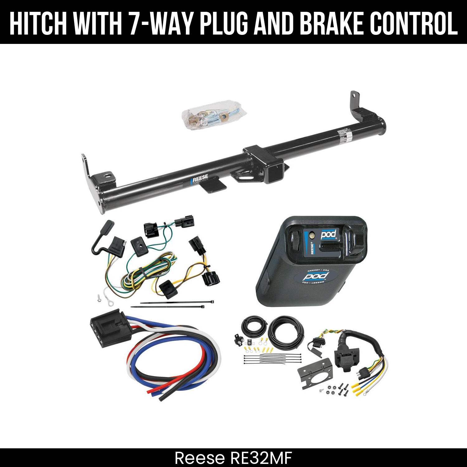 Trailer Hitch , 7-Way , Reese POD Brake Control