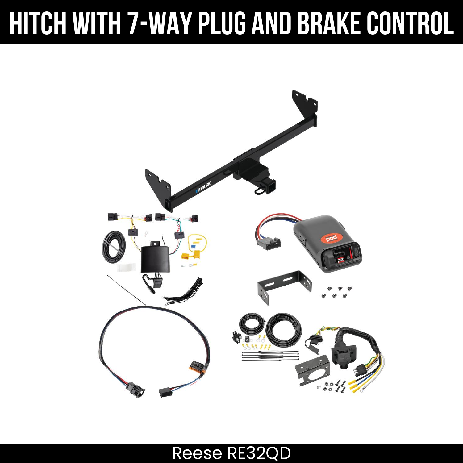 Trailer Hitch , 7-Way , Pro Series POD Brake Control