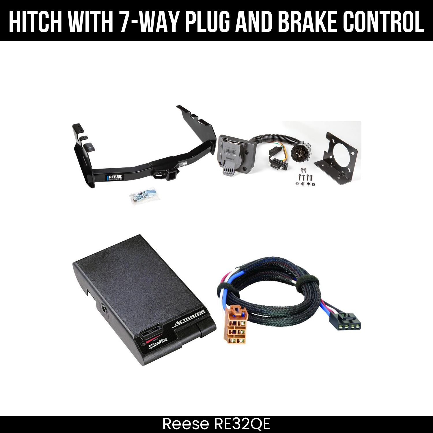 Trailer Hitch , 7-Way , Draw-Tite Activator Brake Control