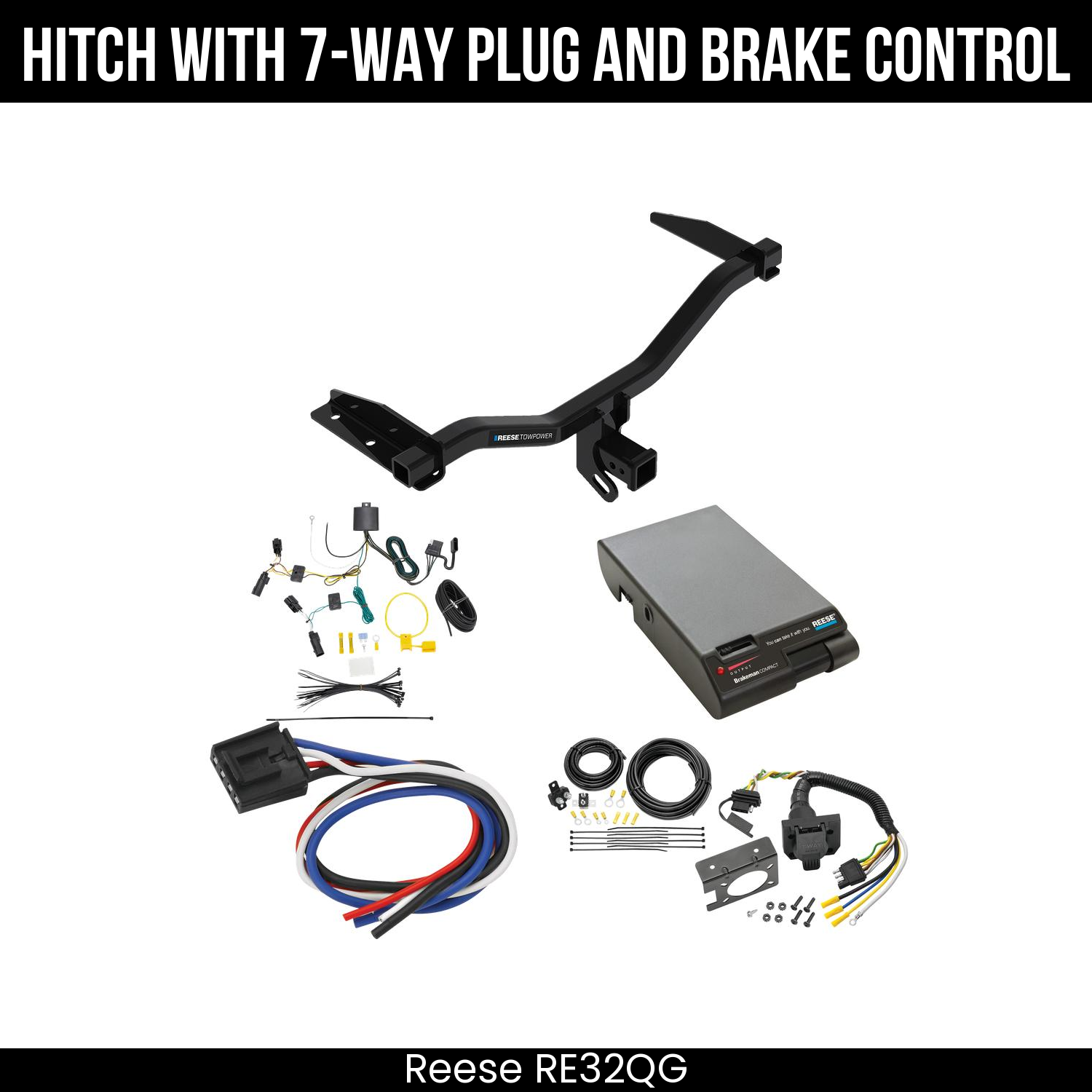 Trailer Hitch , 7-Way , Reese Brakeman Brake Control