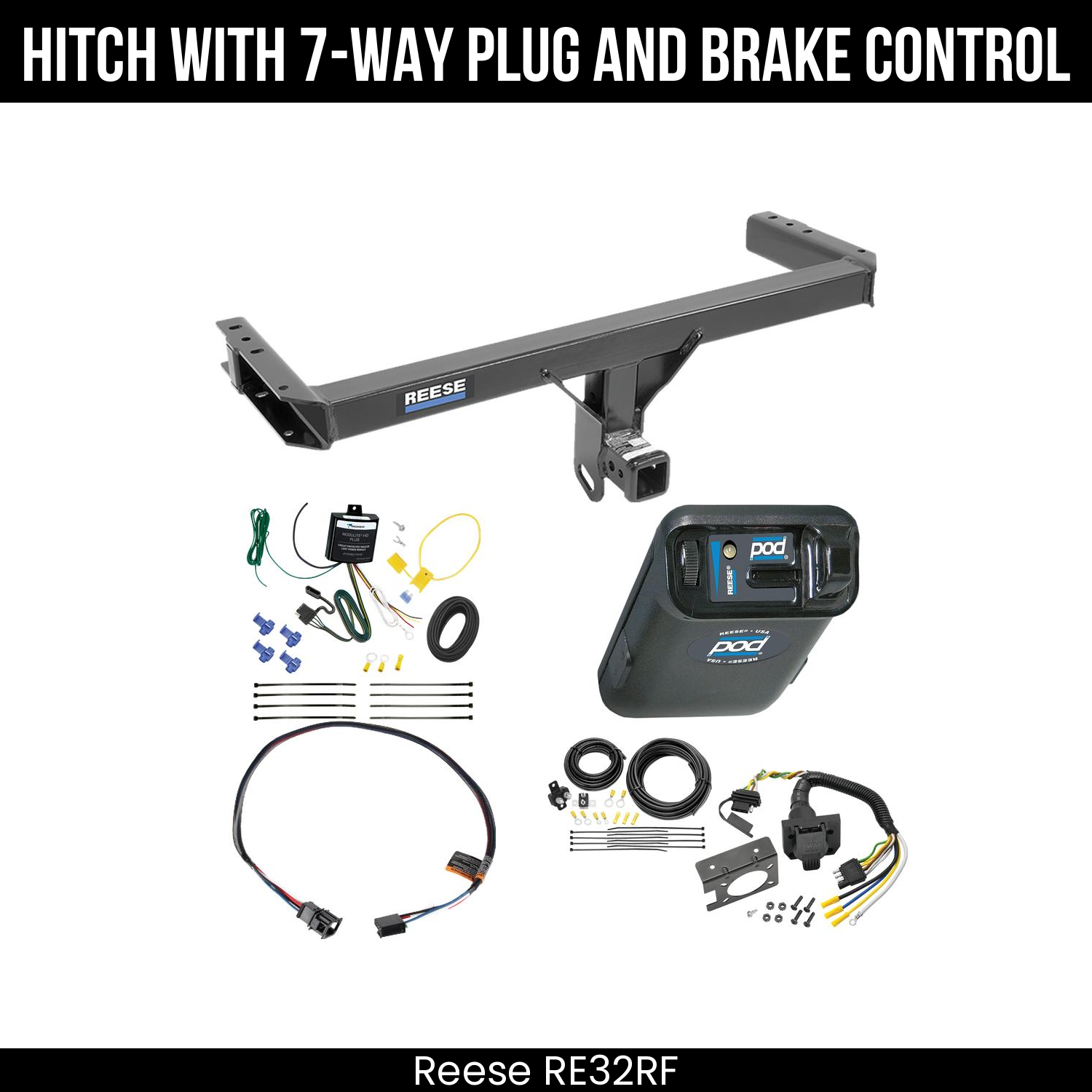 Trailer Hitch , 7-Way , Reese POD Brake Control