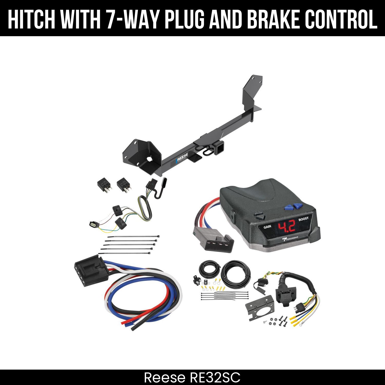 Trailer Hitch , 7-Way , Tekonsha Brake EVN Control