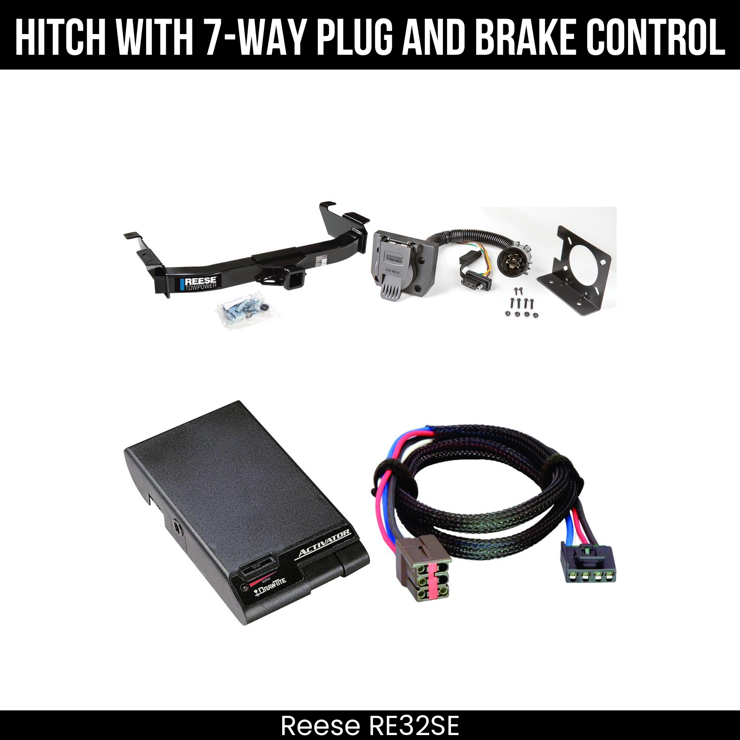 Trailer Hitch , 7-Way , Draw-Tite Activator Brake Control