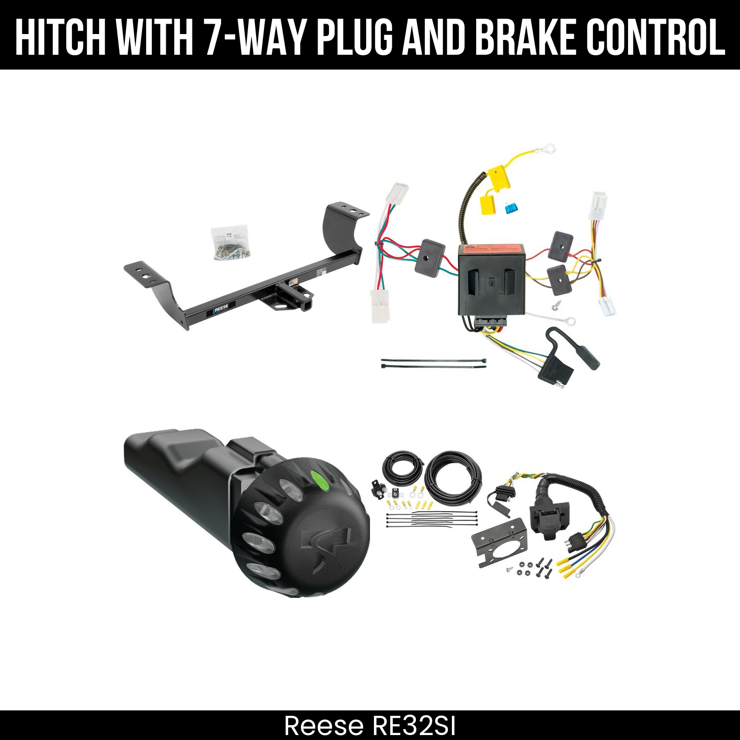 Trailer Hitch , 7-Way , Tekonsha Voyager iD Smart Brake Control